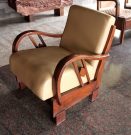 Kursi Antik Vintage Retro  Jok Coklat