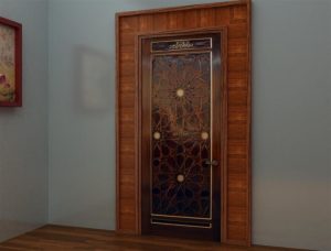 Pintu Jati teak door  grey