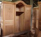 Unfinished Classic Furniture Royal Wardrobe Armoire 3 Drawer Mahogany Classic