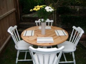 Shabby Dining Set  4 Seater