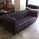 American Style Sofa chesterfield Black
