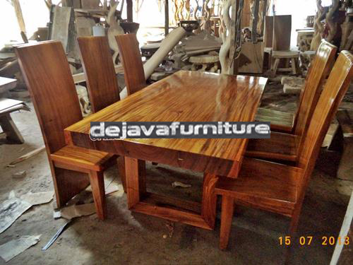 Set Meja Makan 6 Kursi Solid wood