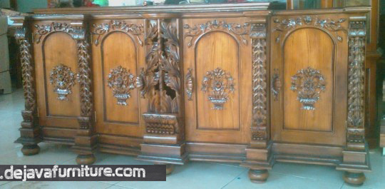Buffet Daun Jati Jepara