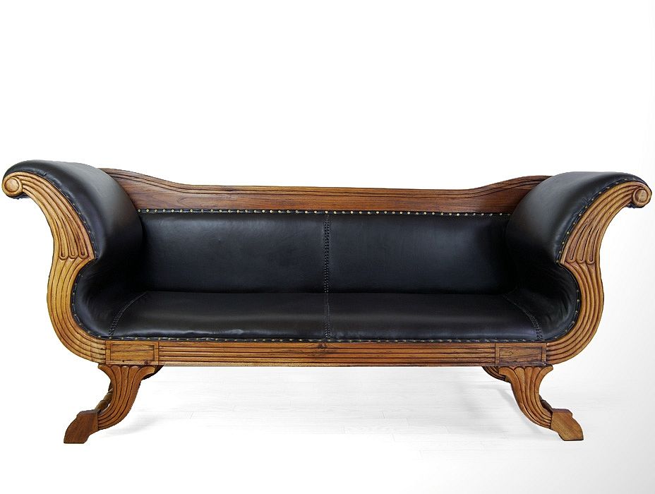 Sofa Madura 3 dudukan Kulit Asli