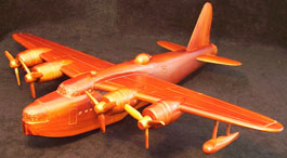 Flying Boat Sunderland teak miniature