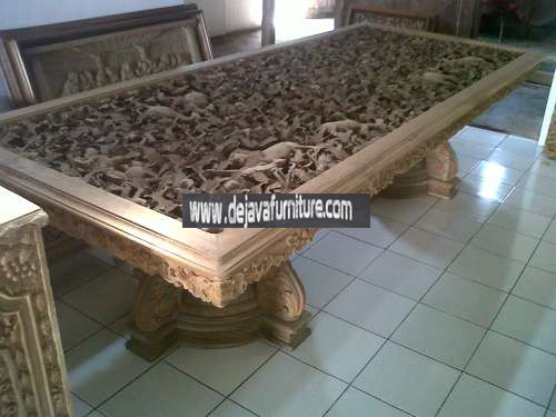 Relief Kayu Jati Jepara 3 Dimensi 