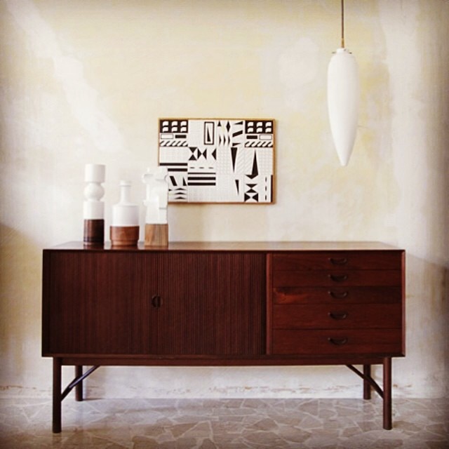Buffet Jati Sideboard Vintage Retro Furniture 1961