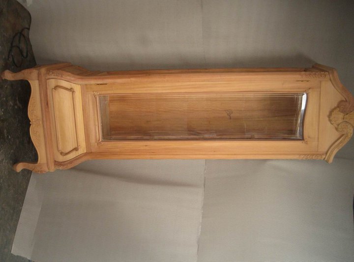 Unfinished Unfinished Classic Furniture Janise Rose Carved Corner Cabinet Mahogany Indonesia Classic Reproduction Furniture