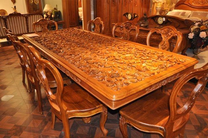 Meja Makan Set Ukian Jepara