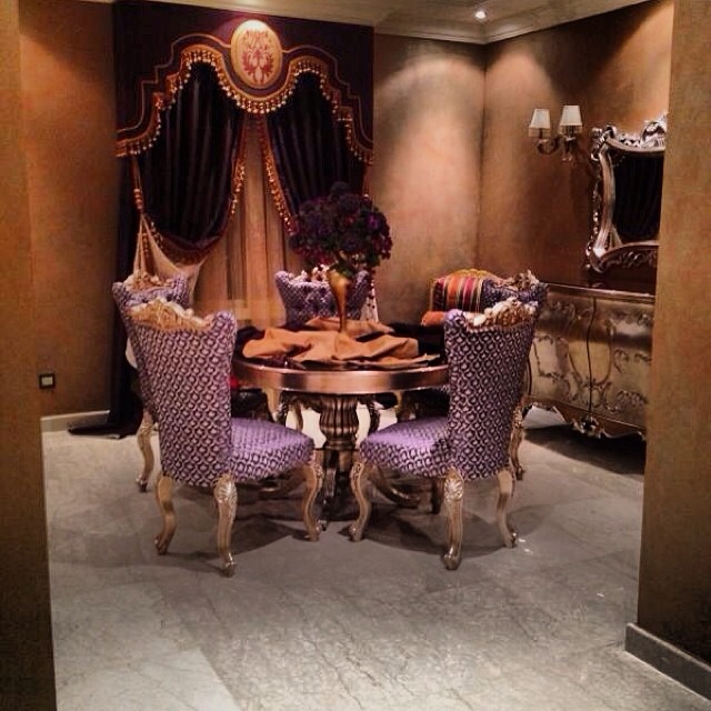 Purple Dining Room