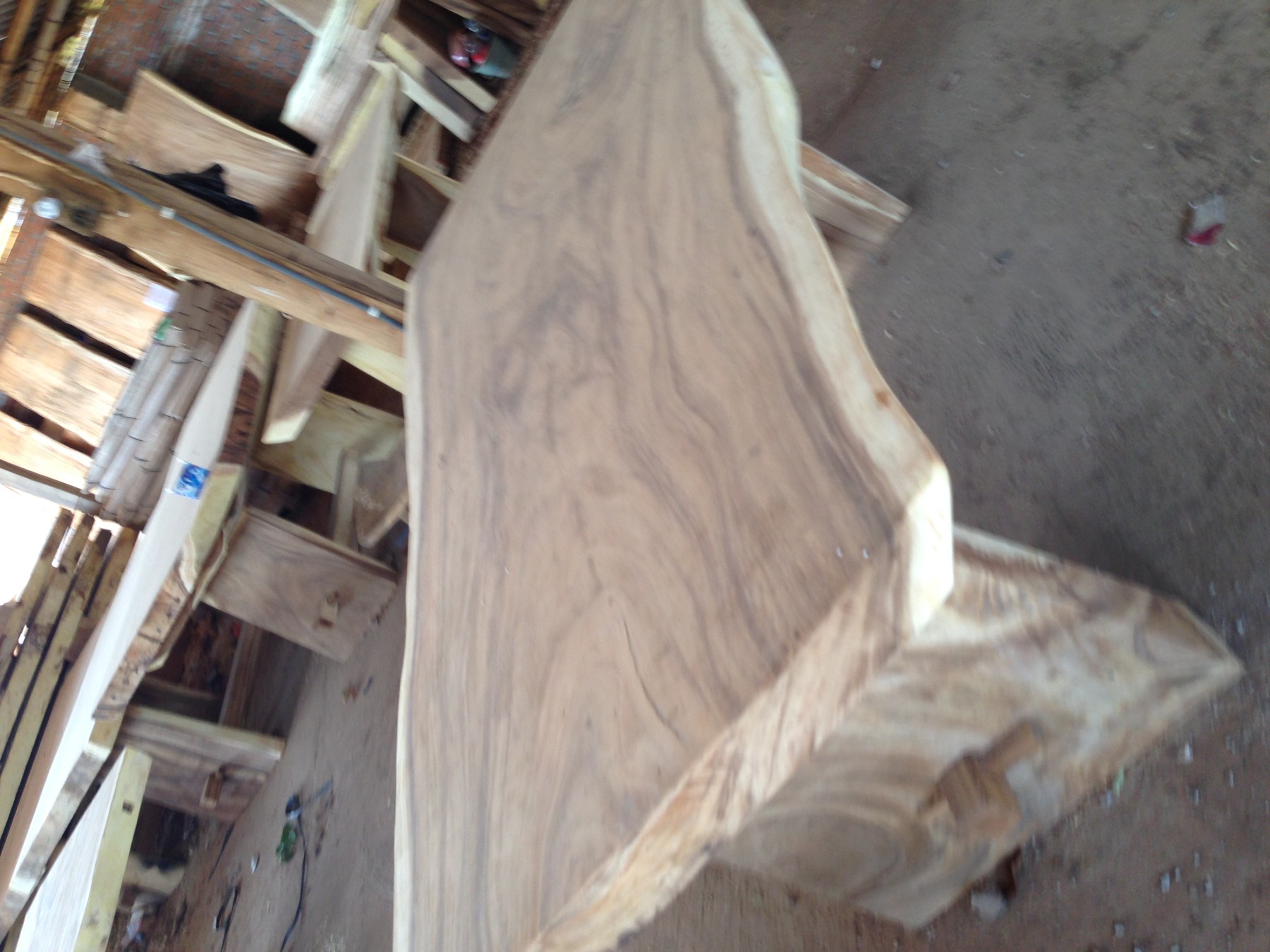 Unfinish Suar Table