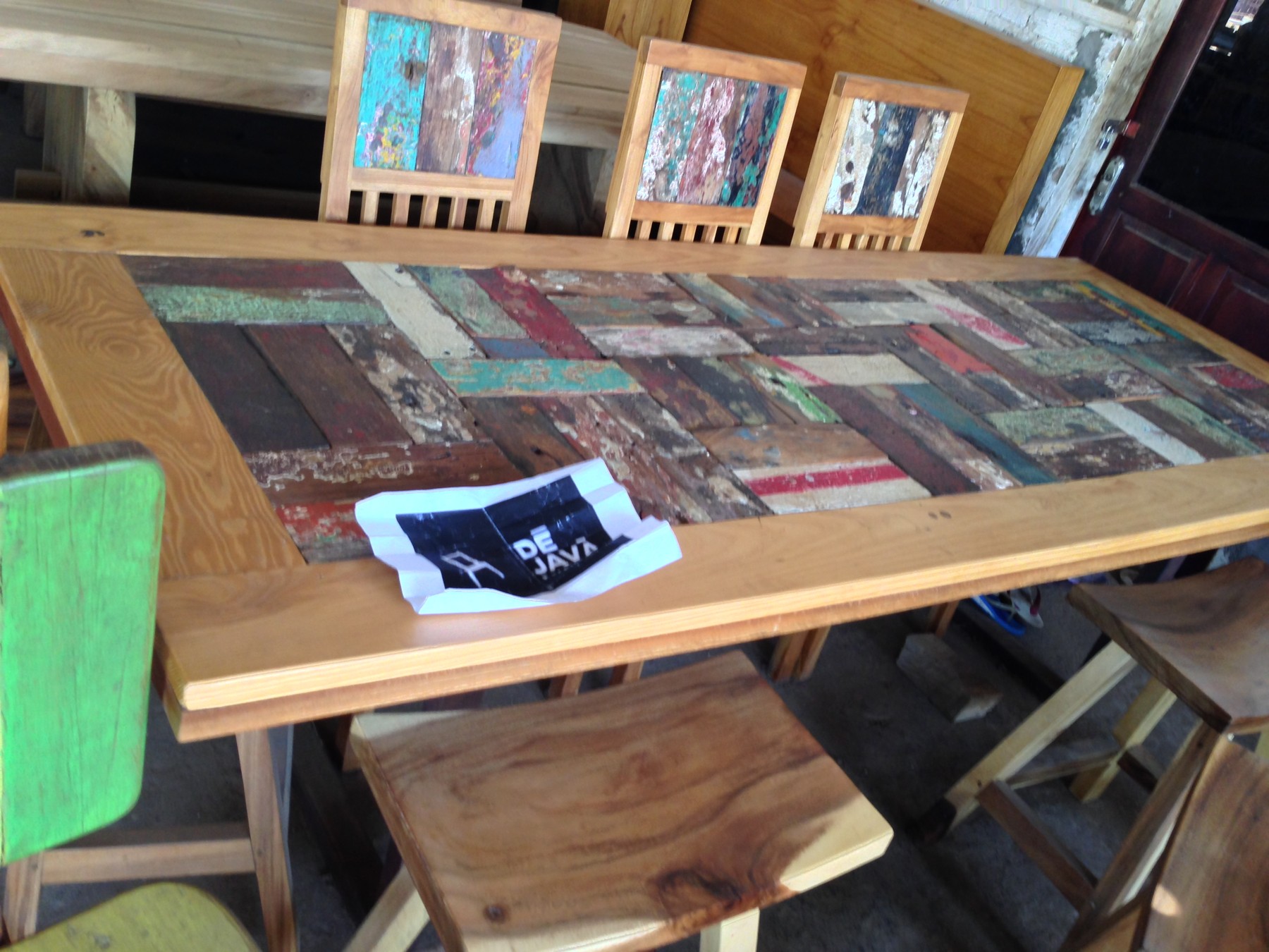 Boatwood Dining Table dejavafurniture