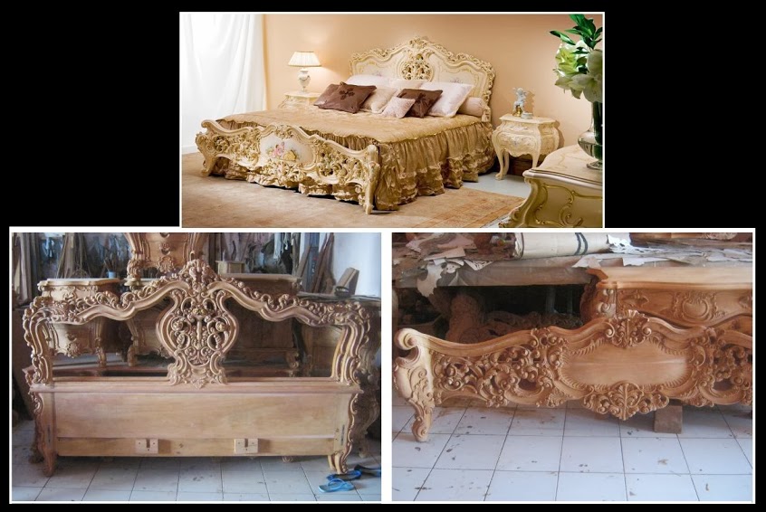 Unfinished Classic Bed Set