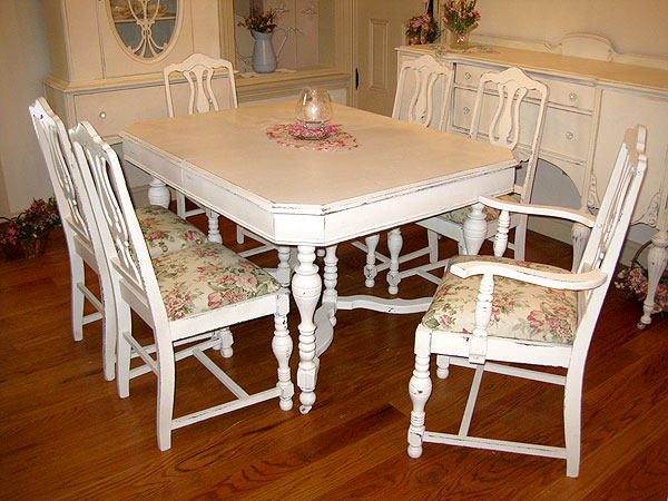 Shabby Dining Set 6 Seater SDS-002