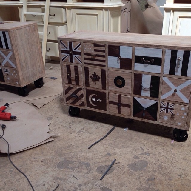 Vintage Chest Drawers bendera SVC-012
