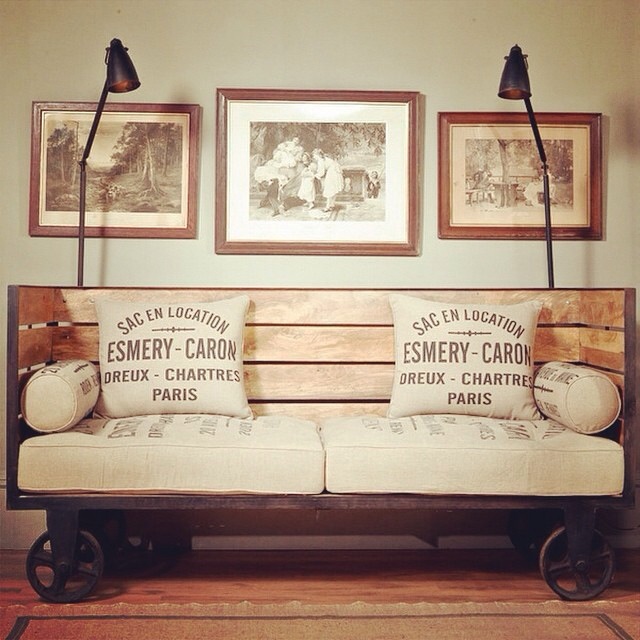 Vintage Wheely Sofa
